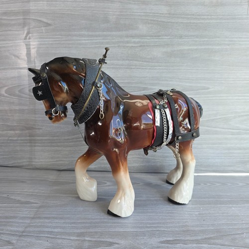 Clydesdale porcelain shire - porcelain,