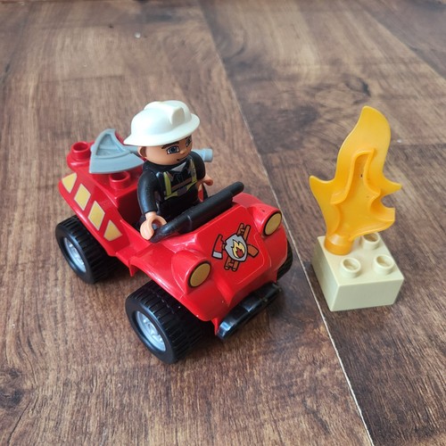 Lego duplo 5603 fire car - car,,