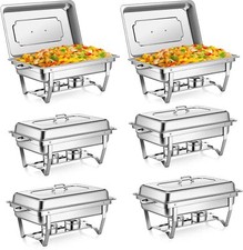 6 Pack Chafing Dish 8QT