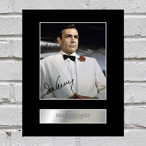 Sean connery signed photo - connery,