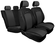 Seat covers fit AUDI A4  FULL SET black - grey sport line