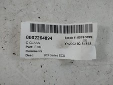 2002 MERCEDES C CLASS