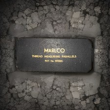 Marlco Thread Measuring Parallels Thread Measuring Set 60 Metric