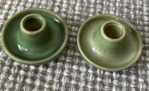 Pair vintage wade - wade, green