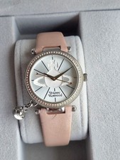 Vivienne Westwood Ladies Orb Pastelle Quartz Watch Time Machine Pink vv006slpk