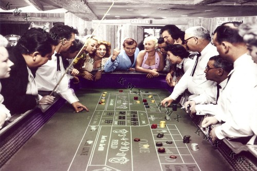 1950 craps table vintage las - 1950's,