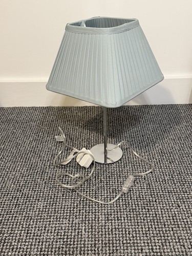 Used next chrome table lamp - next,