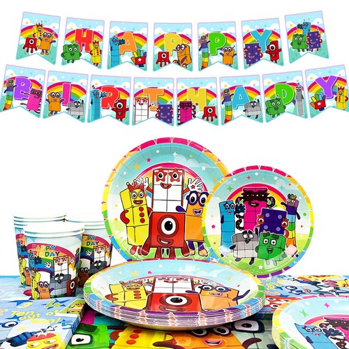 Number blocks party decoration - party,