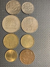 Portugal 8 Coins 1974-1990