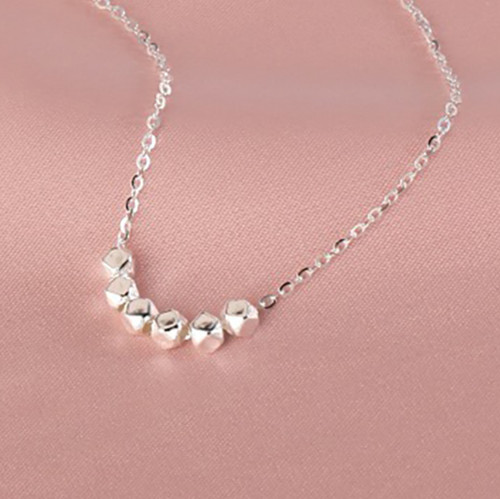 Dainty beaded chain - dainty, choker