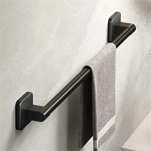 Black towel rail wall - rail, mounted