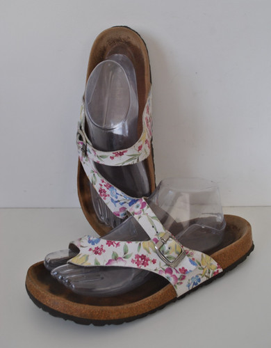 White leather women toe - women's, toe-loop