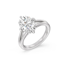 White Gold Diamond Ring Lab