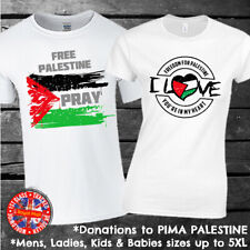 Palestine T-shirt Set Gift Mens Ladies Kids Freedom Pray Justice *DONATIONS MADE