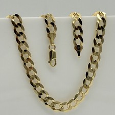 375 9ct Solid Yellow Gold 7mm