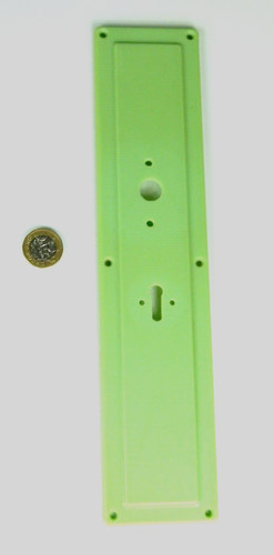 Single green bakelite art - green,