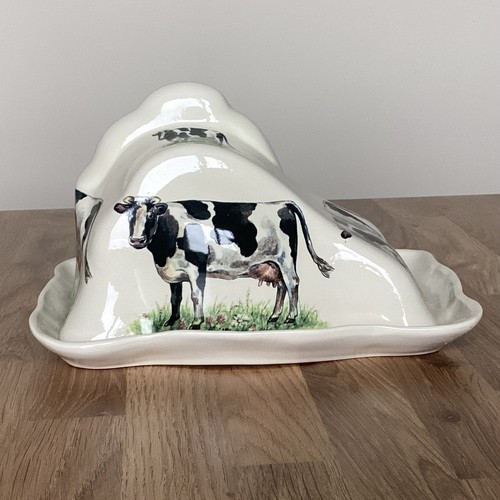 Vintage ceramic cow - vintage, butter