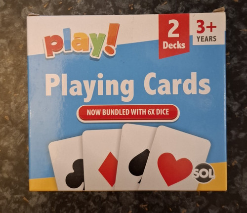 Pack playing cards - 2, 6