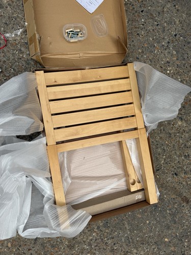 Wooden garden table and chair - wooden,