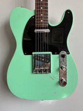 Custom Build Telecaster-style Relic Electric Guitar in Surf Green!