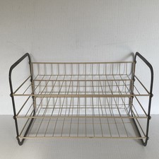 Vintage 3- Tier Letter Tray Set Desk Top Organiser