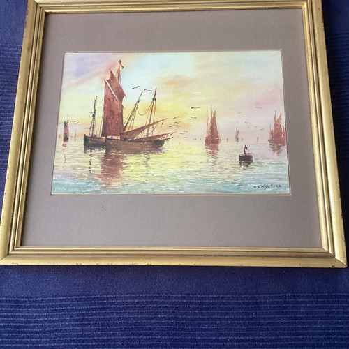 Original marine watercolour - original,