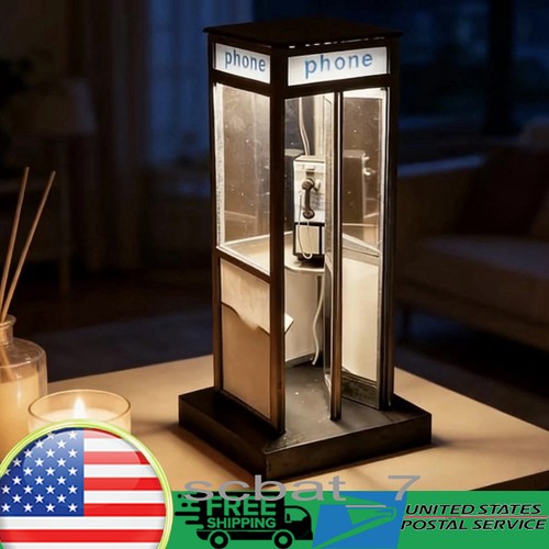 Vintage phone booth ambient - phone,