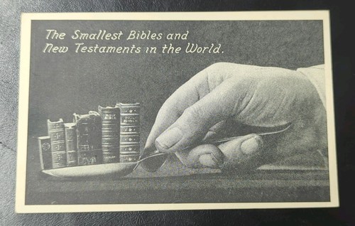 Smallest bibles new testaments - smallest,