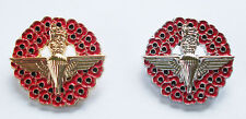 PARACHUTE REGIMENT WINGS REMEMBRANCE WREATH BADGE OR WALKING STICK MOUNT