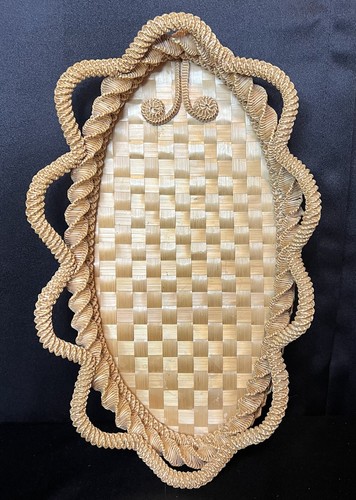 Vtg stunning steamed - steamed, straw