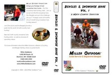 RABBIT HUNTING Video DVD ~ BEAGLES & Snowshoe Hare Vol. 1 * Miller Outdoors Hunt