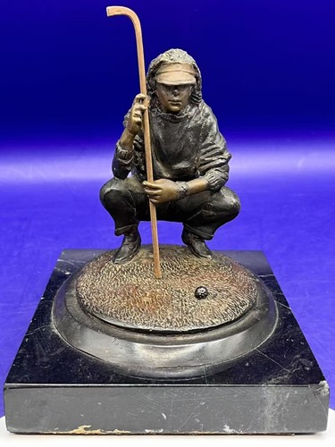 Golfer golf game sport bronze - golfer,