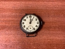 WWl George Stockwell Sterling Silver Watch Engraved London Irish 16/04/1916