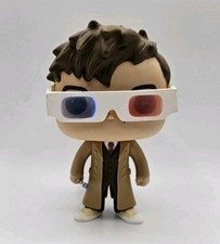 Funko Pop! Tenth Doctor with 3D Glasses #233 Doctor Who Loose Figure OOB