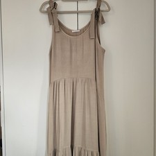 Italian lagenlook taupe maxi - lagenlook,