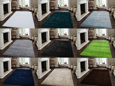 LARGE SOFT FLUFFY SHAGGY RUGS THICK HEAVY DENSE MODERN QUALITY RUGS