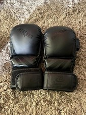 Midnight Black MMA Gloves For