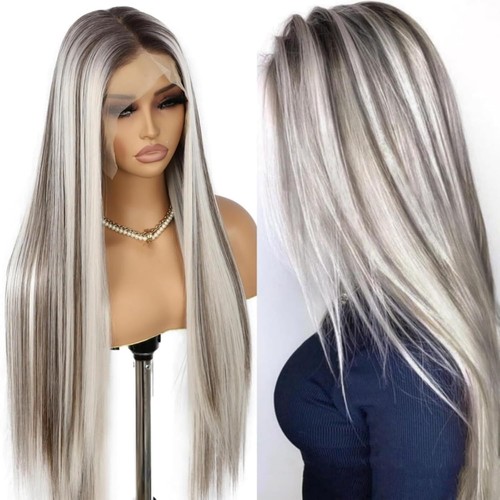 Lace front human hair blend - lace,