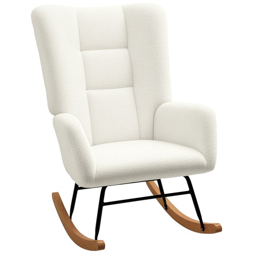 Homcom rocking chair modern - chair,,