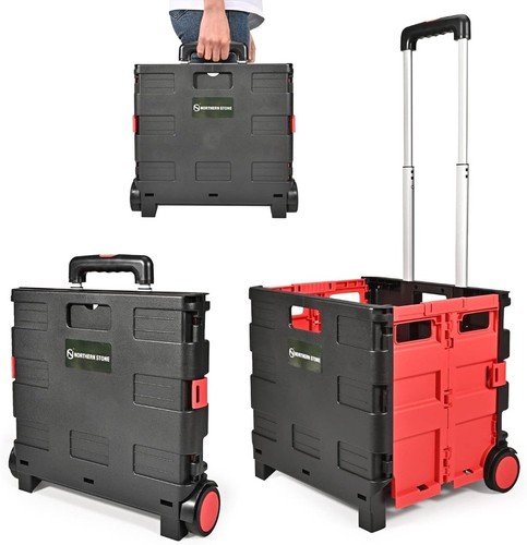 Folding shopping trolley - folding, cart