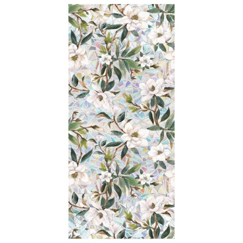 Retro gardenia window privacy - retro,