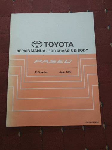 Toyota workshop manual paseo - workshop,