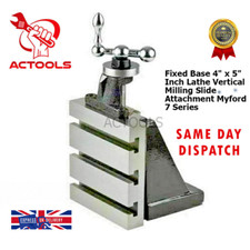 Lathe Vertical Milling Slide 4" x 5" Fixed Base For ML7 Super 7 (100 x 125mm)