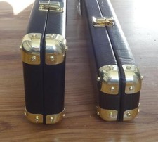 Leather cue case corner - leather,