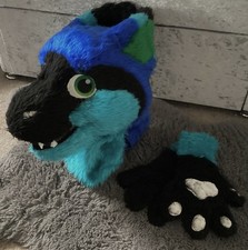 Dutch Angel Dragon Fursuit Head And Paws