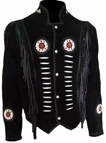 Men western cowboy - cowboy, suede