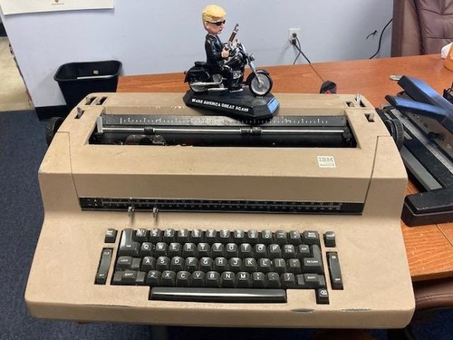 Tan colored ibm selectric - tan, ii