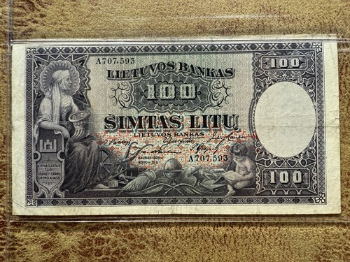Lithuania 100 litu - 100, old