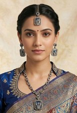 Blue Indian bollywood bridal
