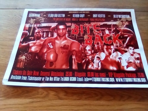 Boxing handbill - boxing,